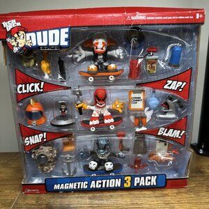 New Tech‎ Deck Dude Evolution Magnetic Action 3 Pack Brad Pierce Zobo
